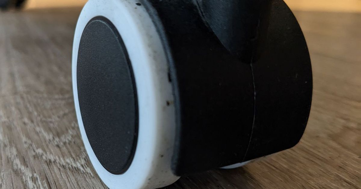 DX Racer chair wheel repair by Micha Download free STL model