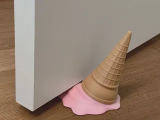 Ice Cream Door Stopper by s7emar | Download free STL model