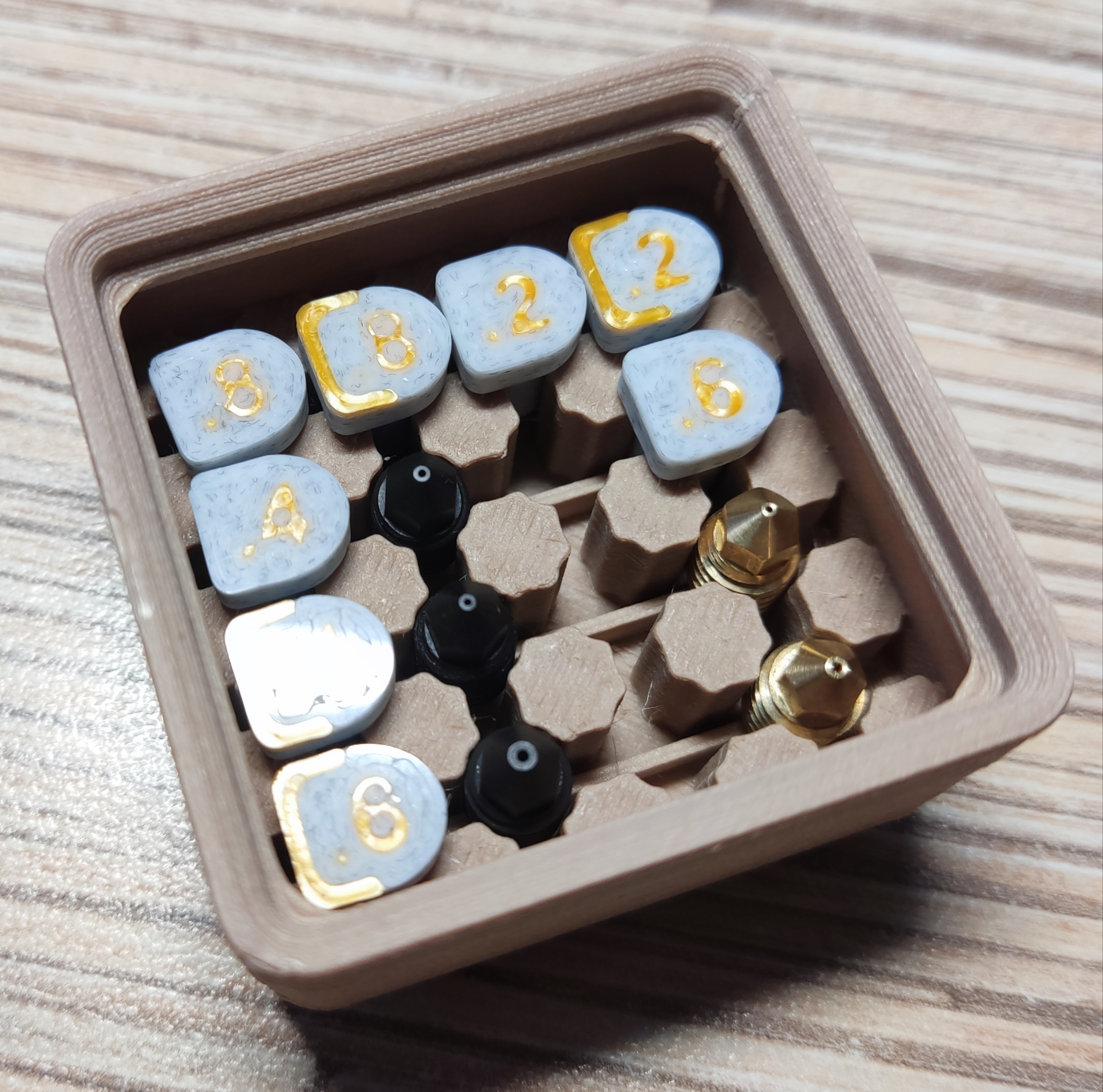 Gridfinity 1x1x3 Jake - Bambu Nozzle — miniatura 2