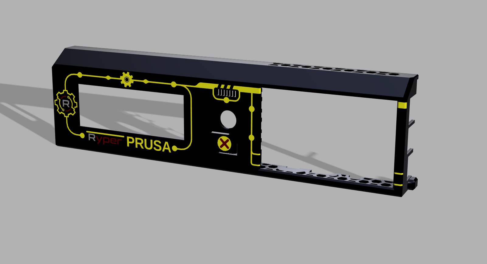 Ryper LCD Cover Mk3s + HyperPixel 4.0 (multicolor)