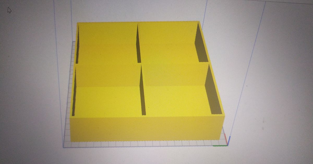 4 spaces organizer box by Jan Mario Download free STL model