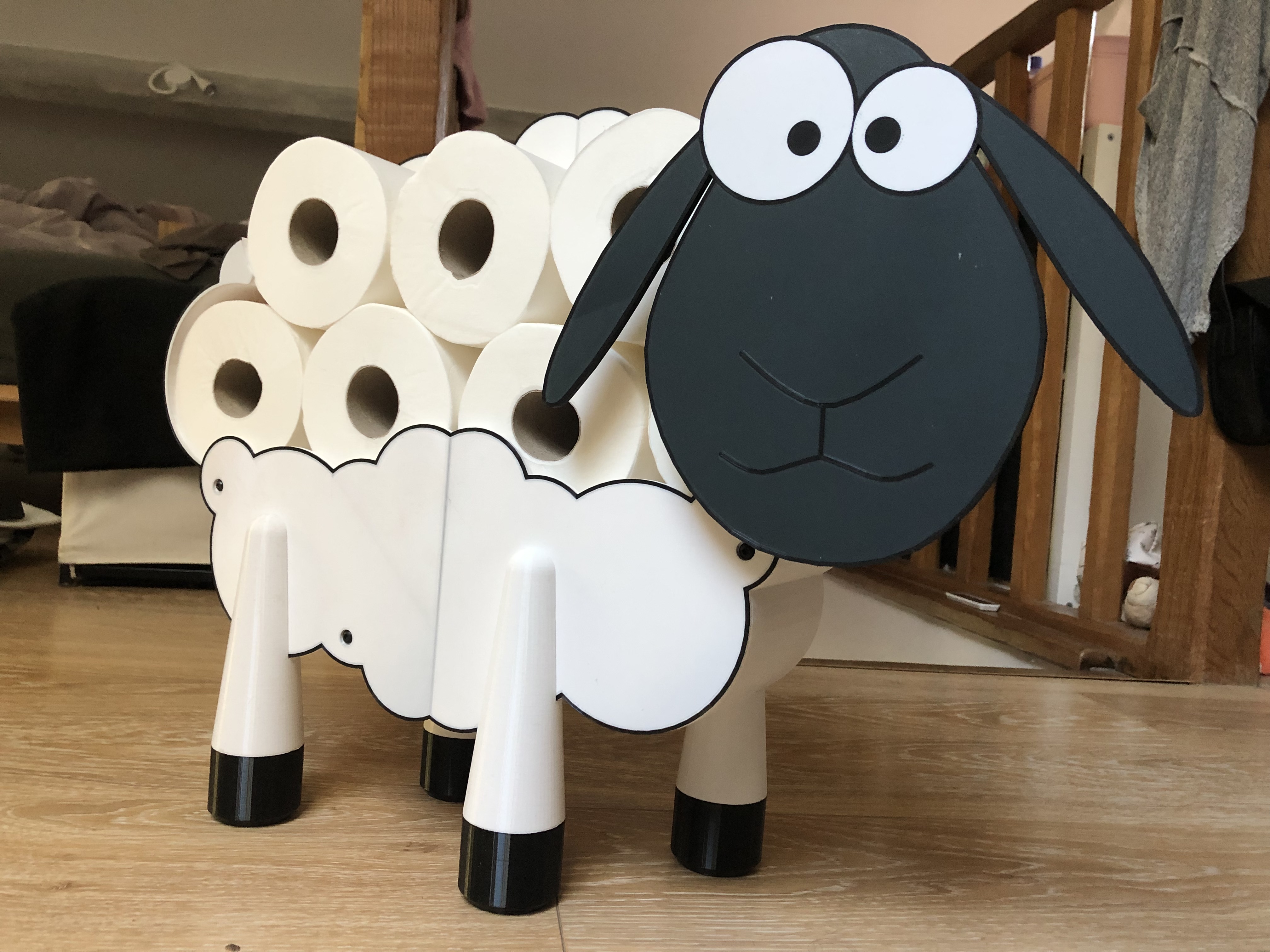 Black Sheep - Toilet Paper Holder for your Bathroom by luczjanoo, Download  free STL model