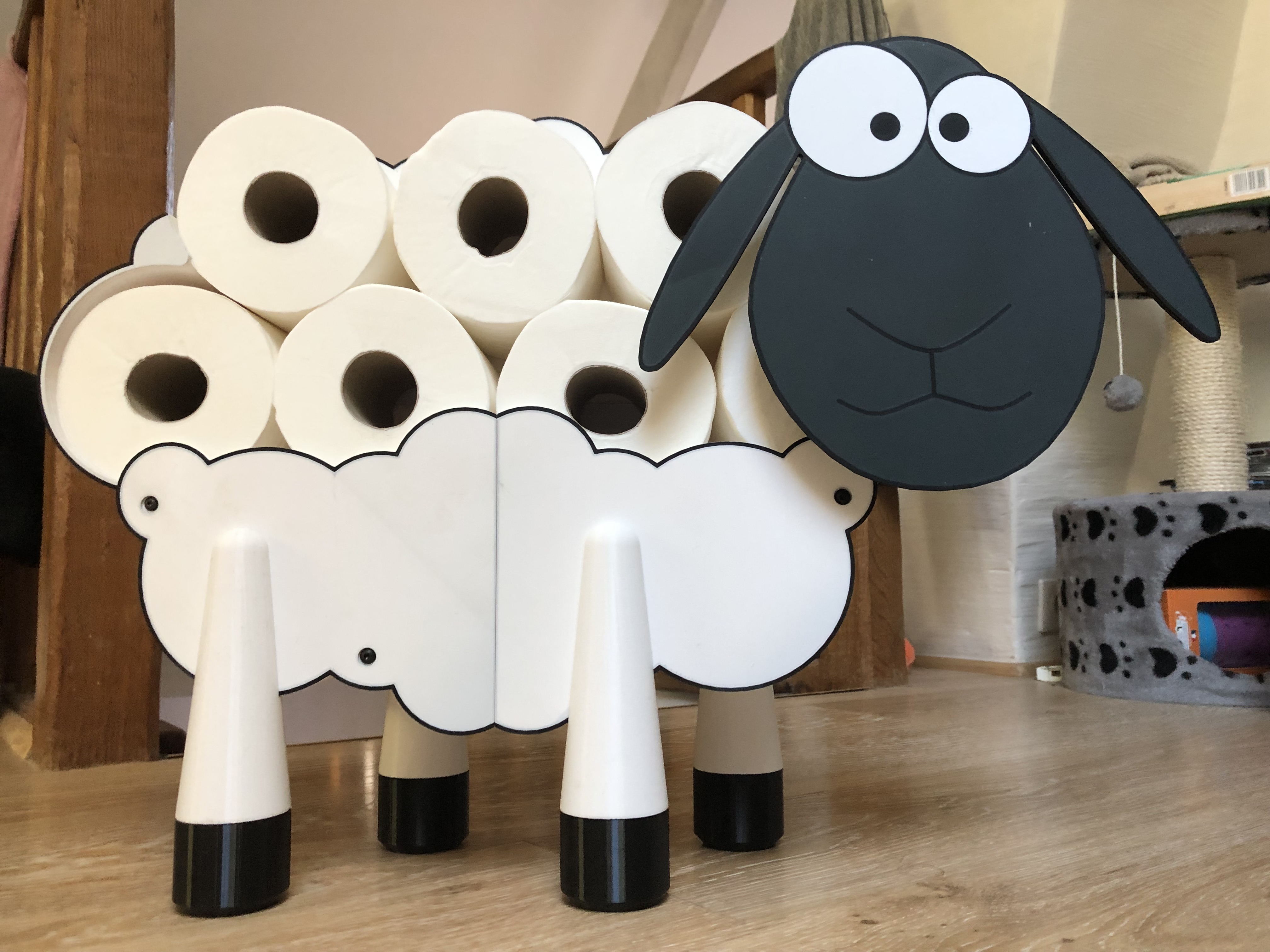 Black Sheep - Toilet Paper Holder for your Bathroom by luczjanoo