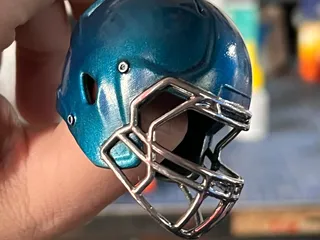 3d fantasy football helmets Championship Helmet Helmet + Perpetual Base  Football helmet with horns