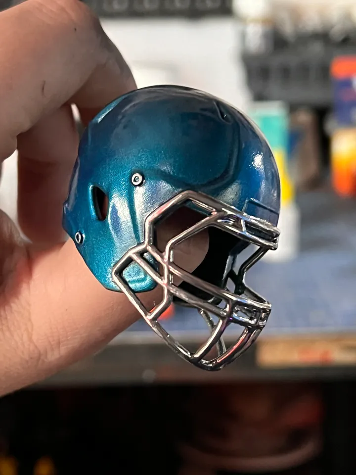 Football Helmet for resinprinting by Grafit | Download free STL model |  Printables.com