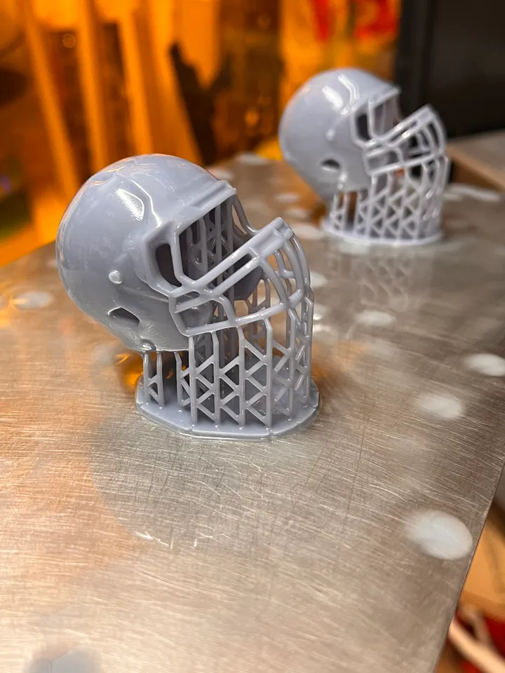 Football Helmet for resinprinting by Grafit | Download free STL model |  Printables.com