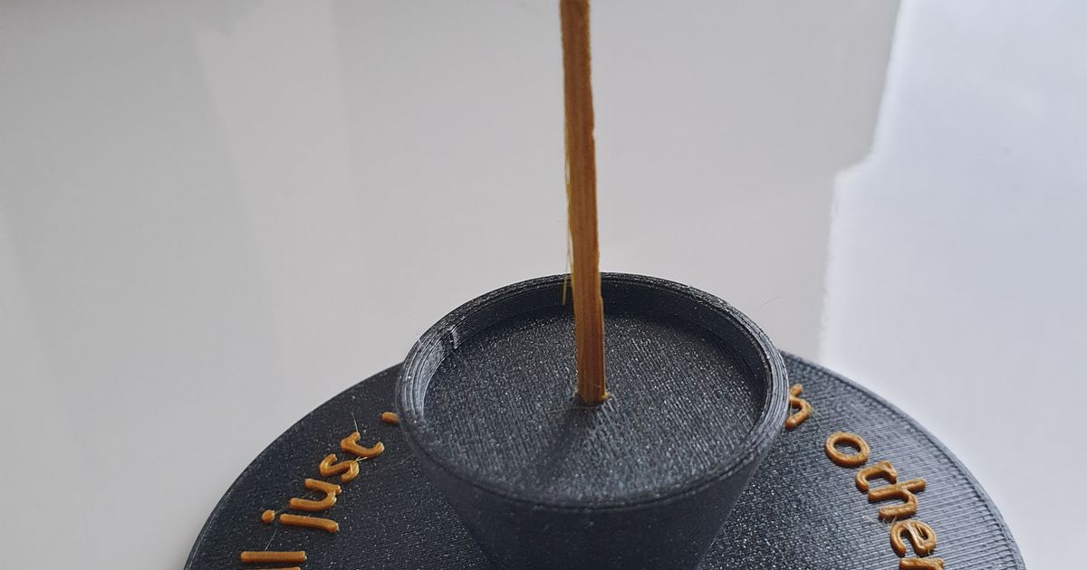 Incense holder by dannytryprusa Download free STL model