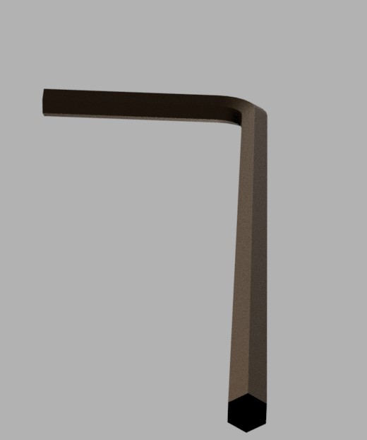 Hex key set from 2mm to 6mm. Imbusschlüsselsatz