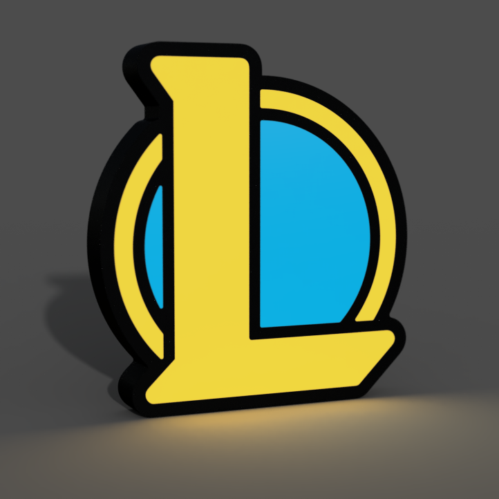 League of Legends Lightbox LED Lamp