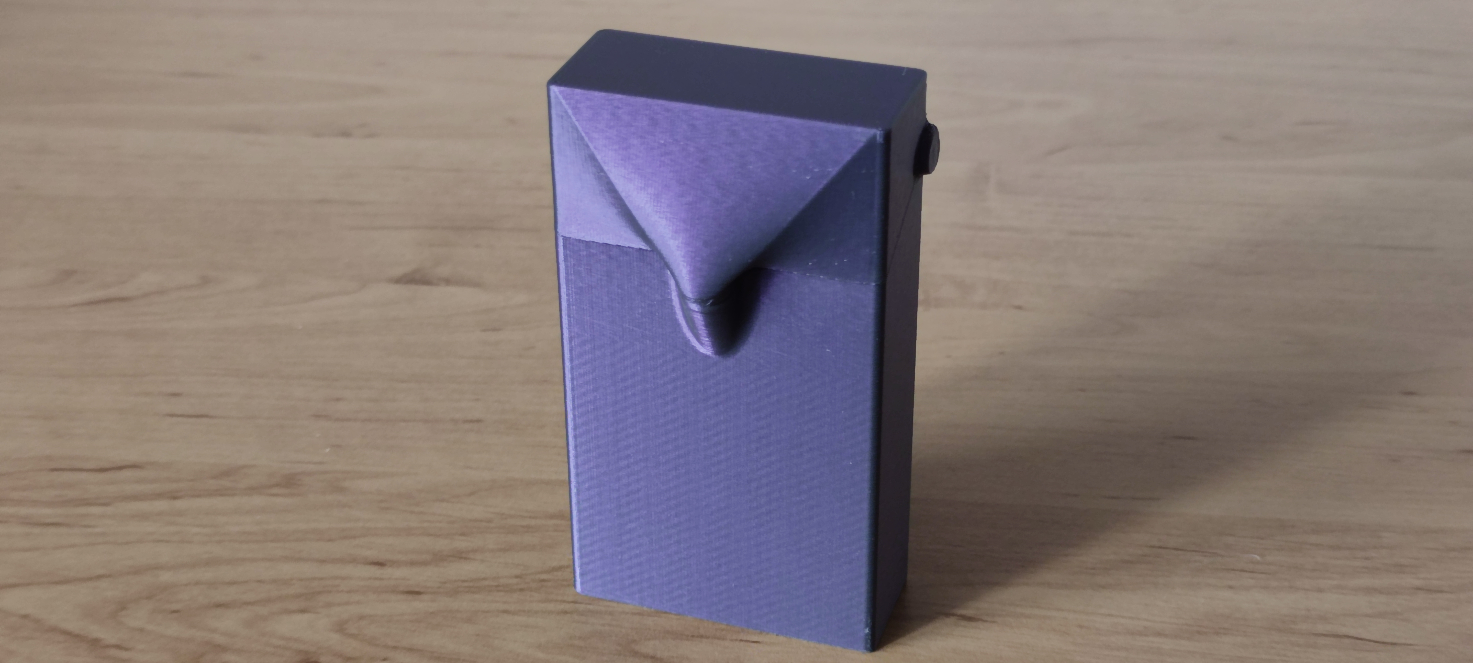 A box for a paper cigarette box - 100s