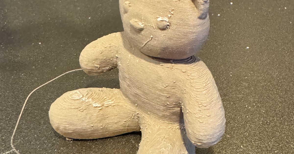 3D Print of Teddy Bear by VladBulete