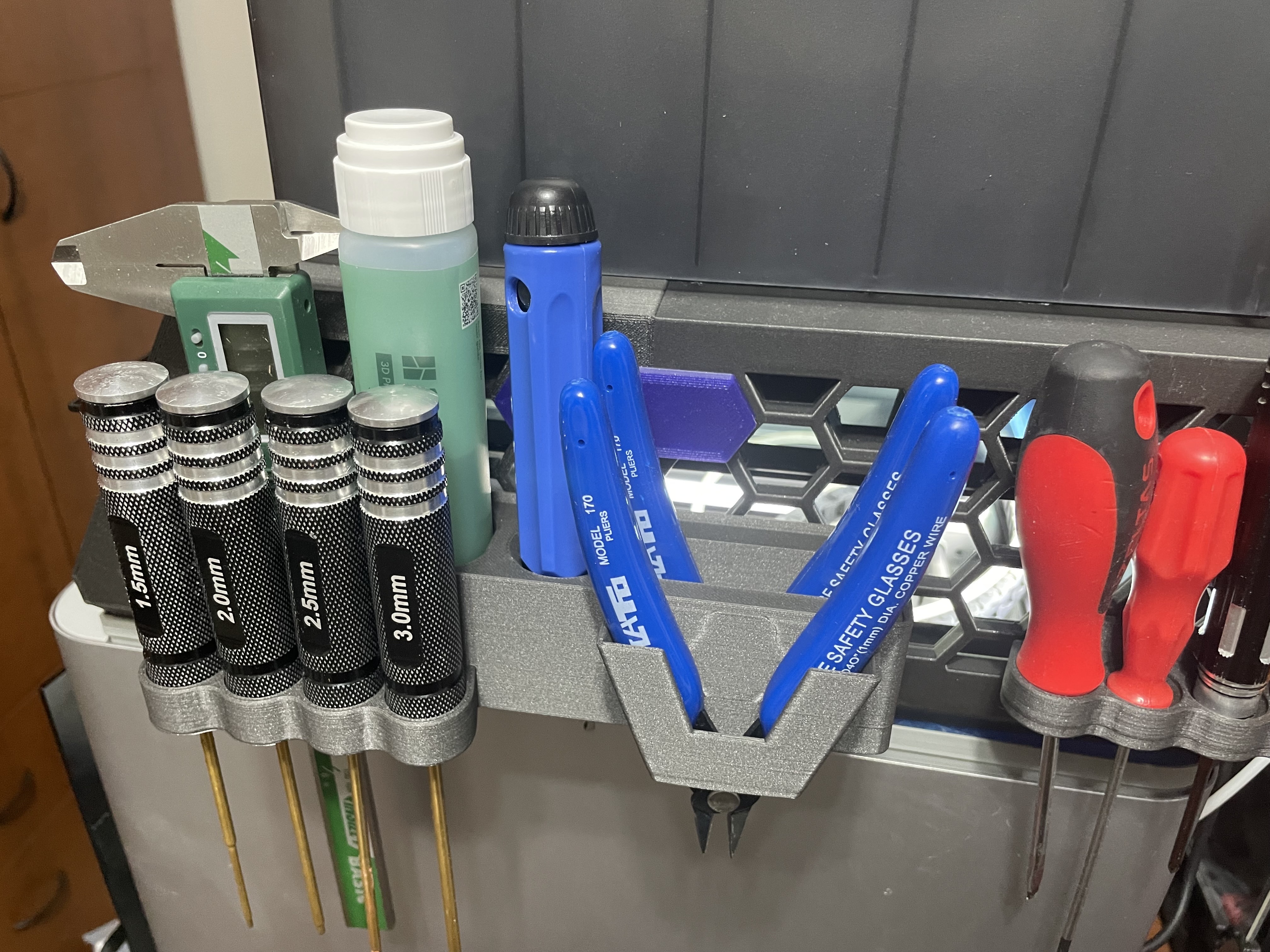 All in one tool holder for AMS Riser v2 v3 3D model thumbnail