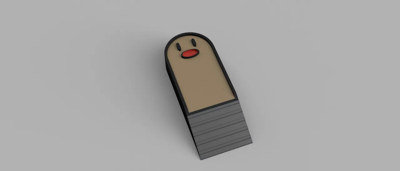 Doorstop Diglett by SerVito3D | Download free STL model | Printables.com