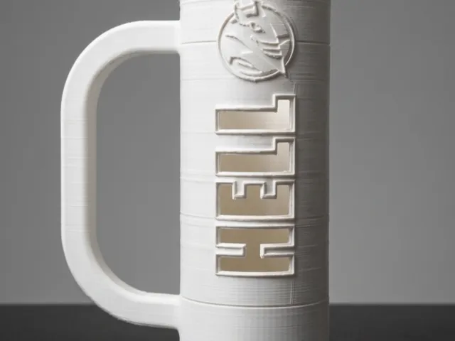 HELL Energy Can Cup with Handle (HIGH/LOW version)