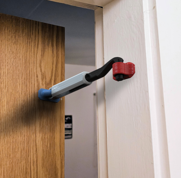 Keep it OPEN adjustable door stop by Logr47 Download free STL model