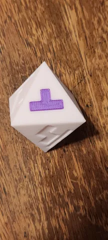 D8 (8 Sided dice) For Balance Tetris game