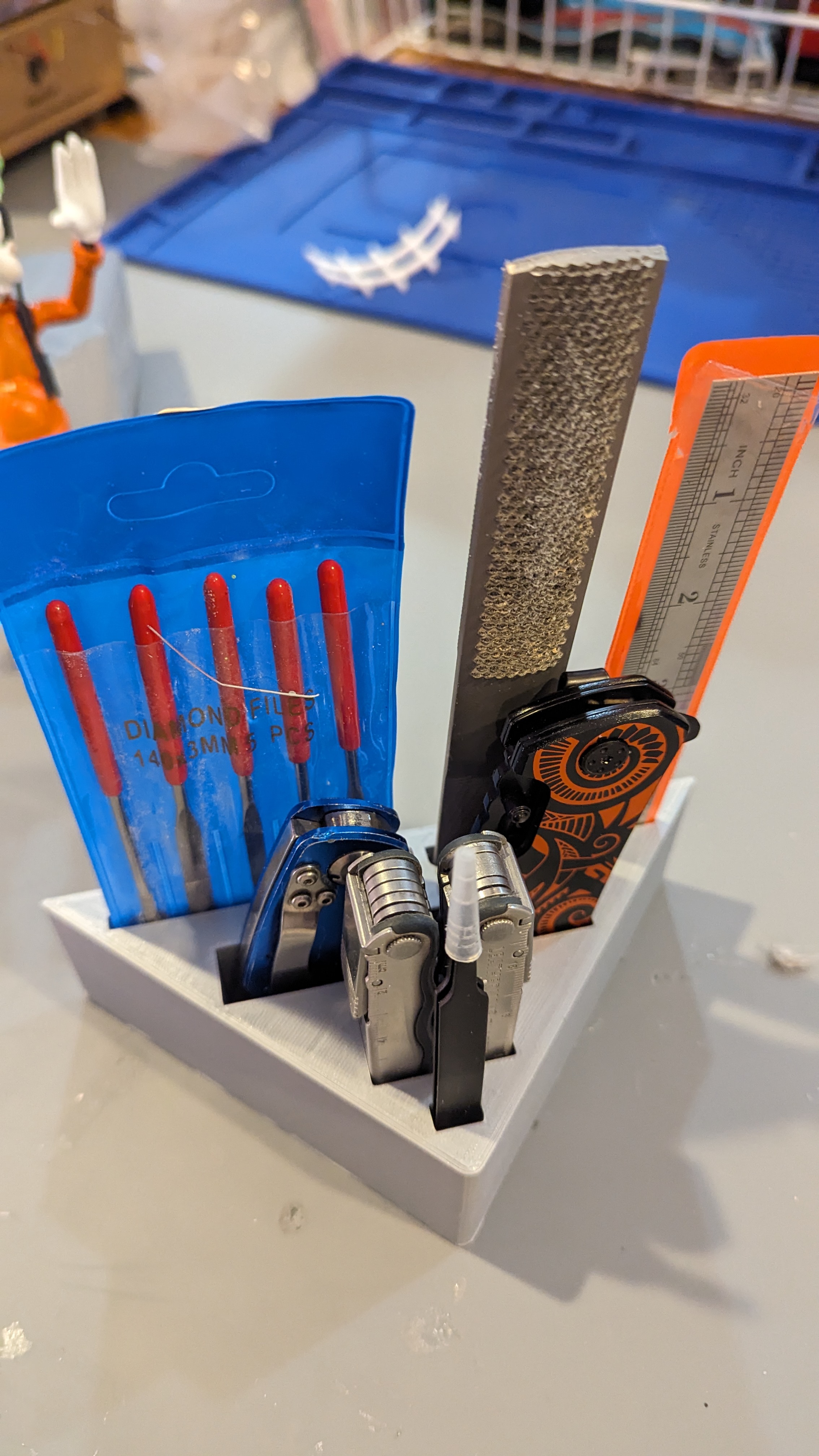 My favorite 3D finishing tools storage
