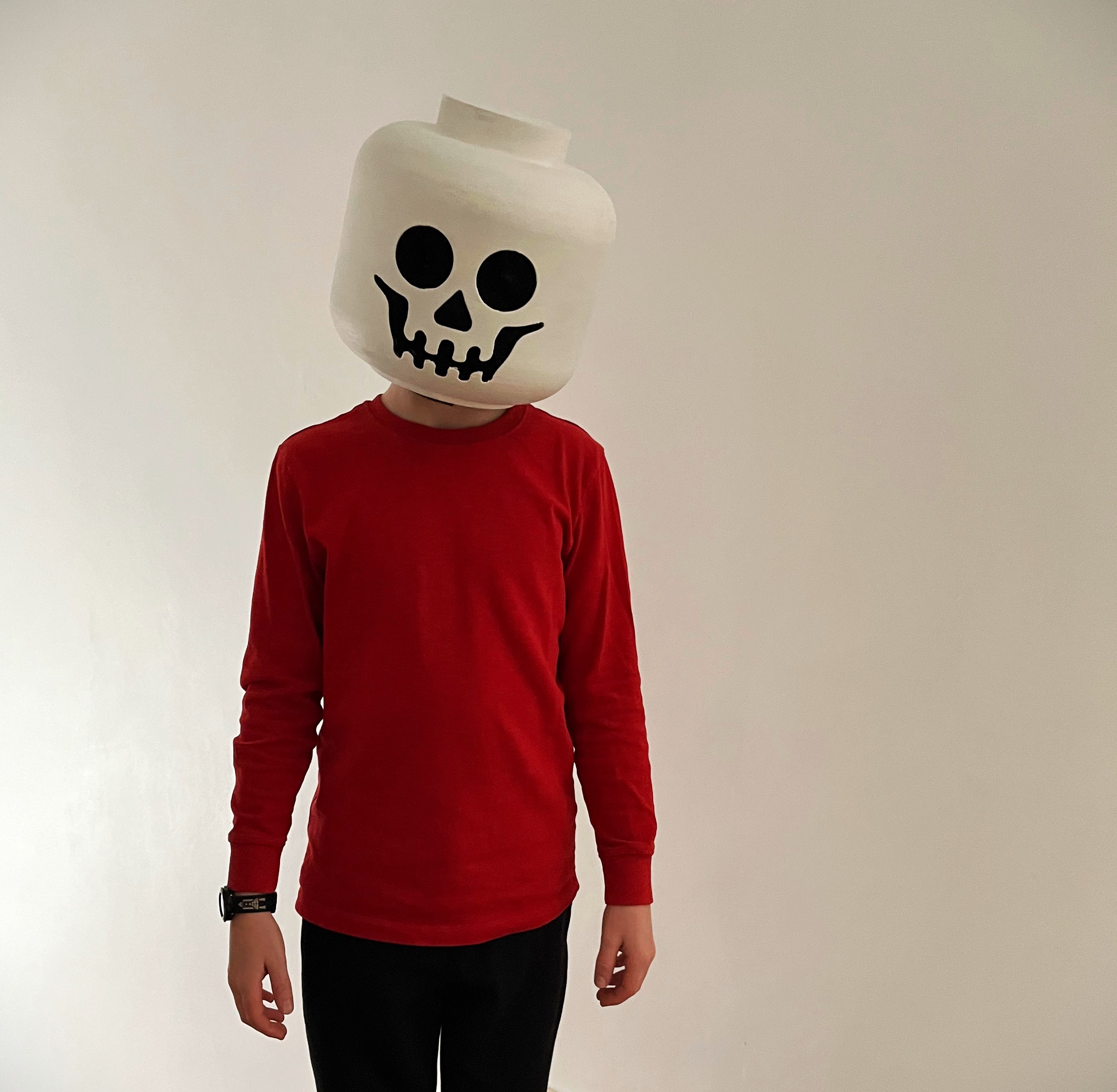 Lego Skeleton Halloween cosplay helmet by LeForry Download free STL