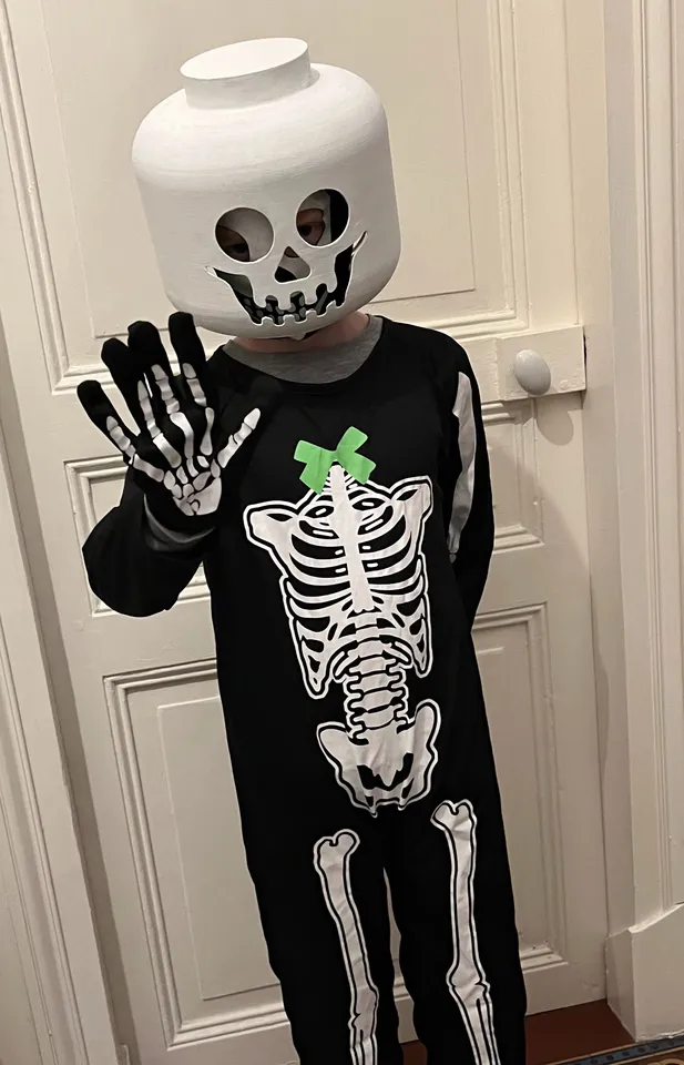 Esqueleto Disfraz De Lego 7-Pack LEGO Skeleton Halloween