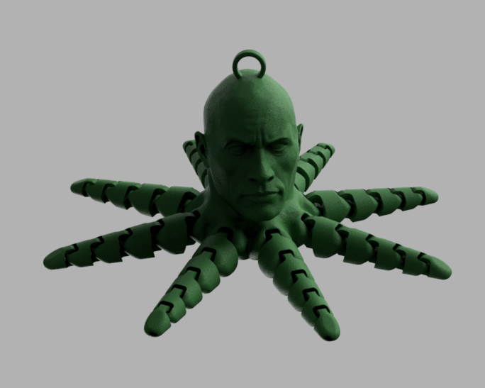 Rocktopus Keychain