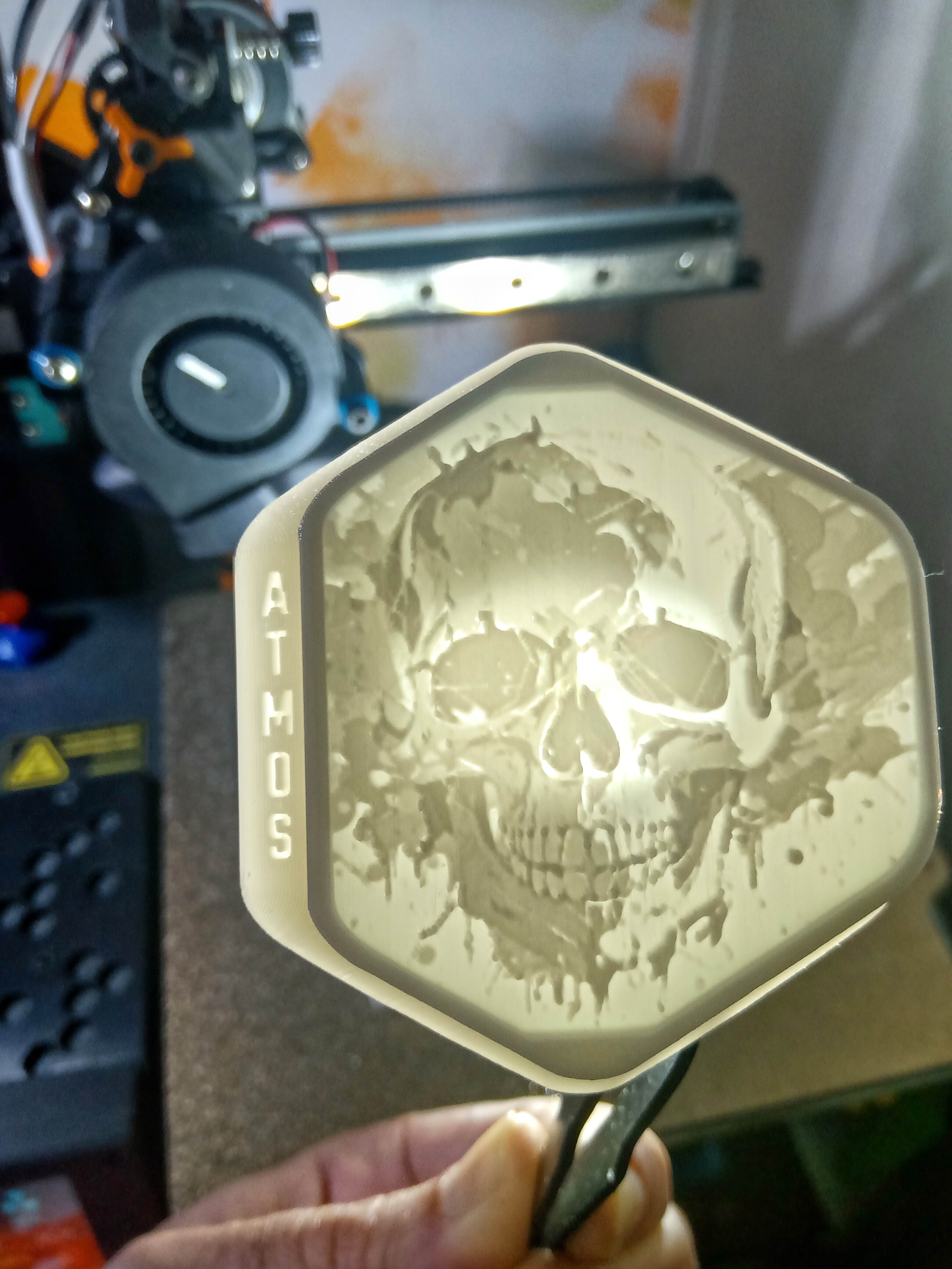 Master Liquid ATMOS - Cover skull lithophane