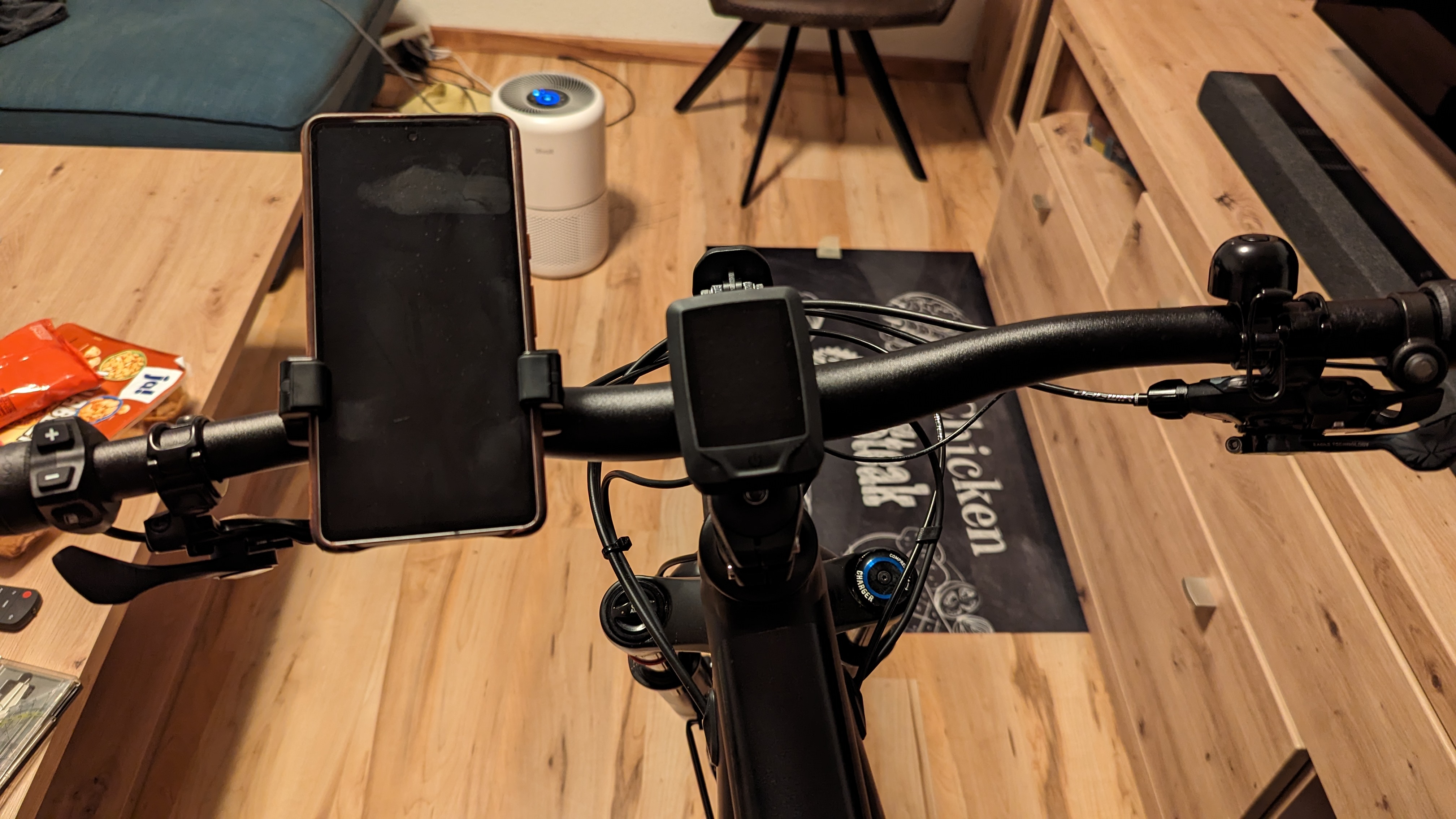 Manubrio Bici SQlab 30X Riser In Lega - 780mm, 12°, Morsetto 31.8mm - Nero