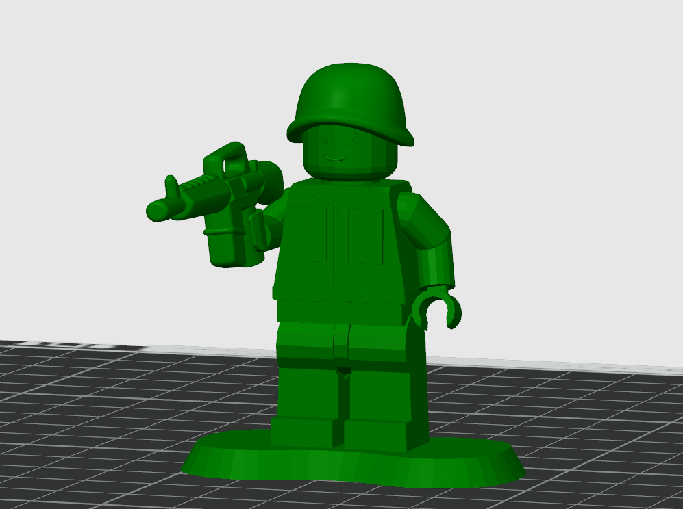 Lego Army men 3 minifigures
