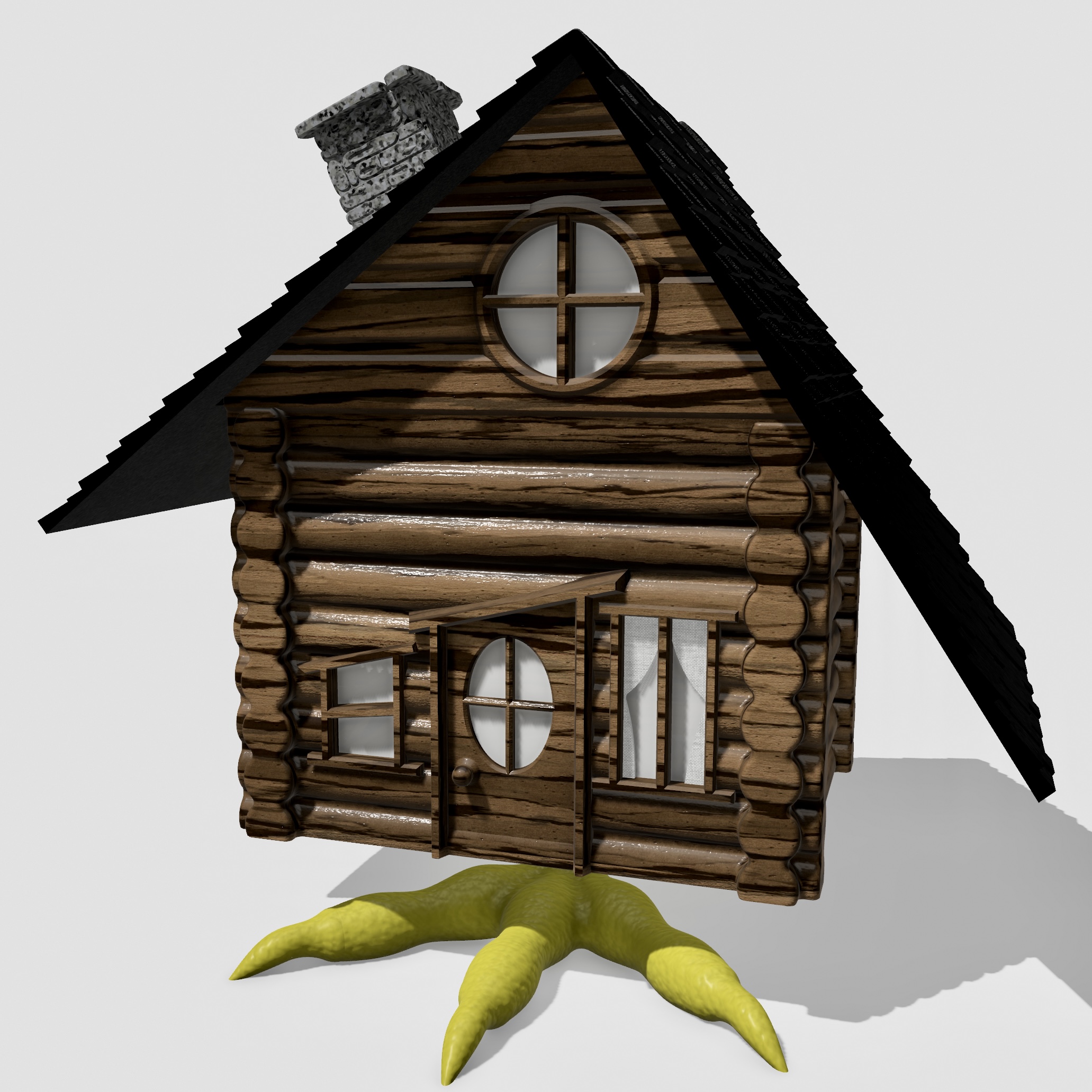Baba Yaga hut for LED tea candle