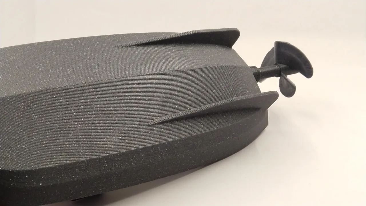 wind-up Bathtub Boat V5 - with benchmark test - Badewannen Boot zum Aufziehen - Funktionsfähig – 8. kép