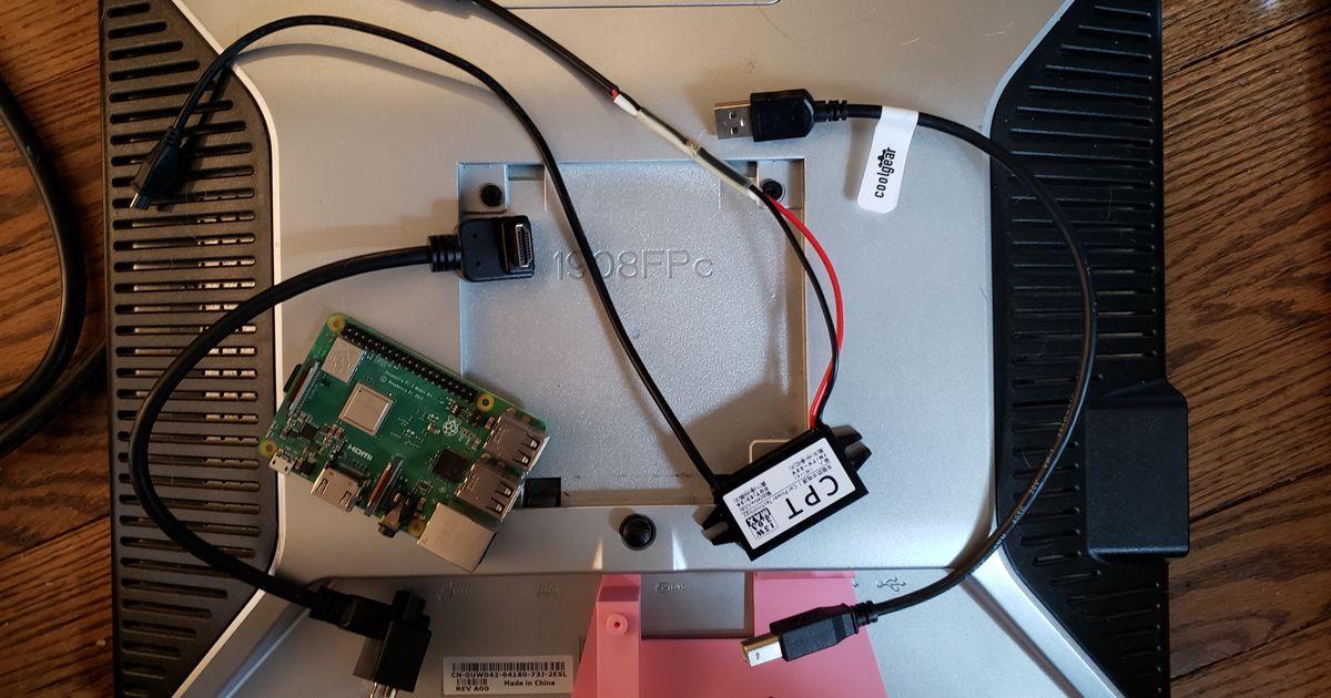 Raspberry Pi Bracket for Dell 1908FPc Monitor by Openscaddad | Download ...