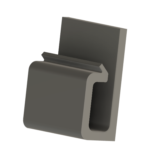 Wire Clip for use with Double Sided Tape