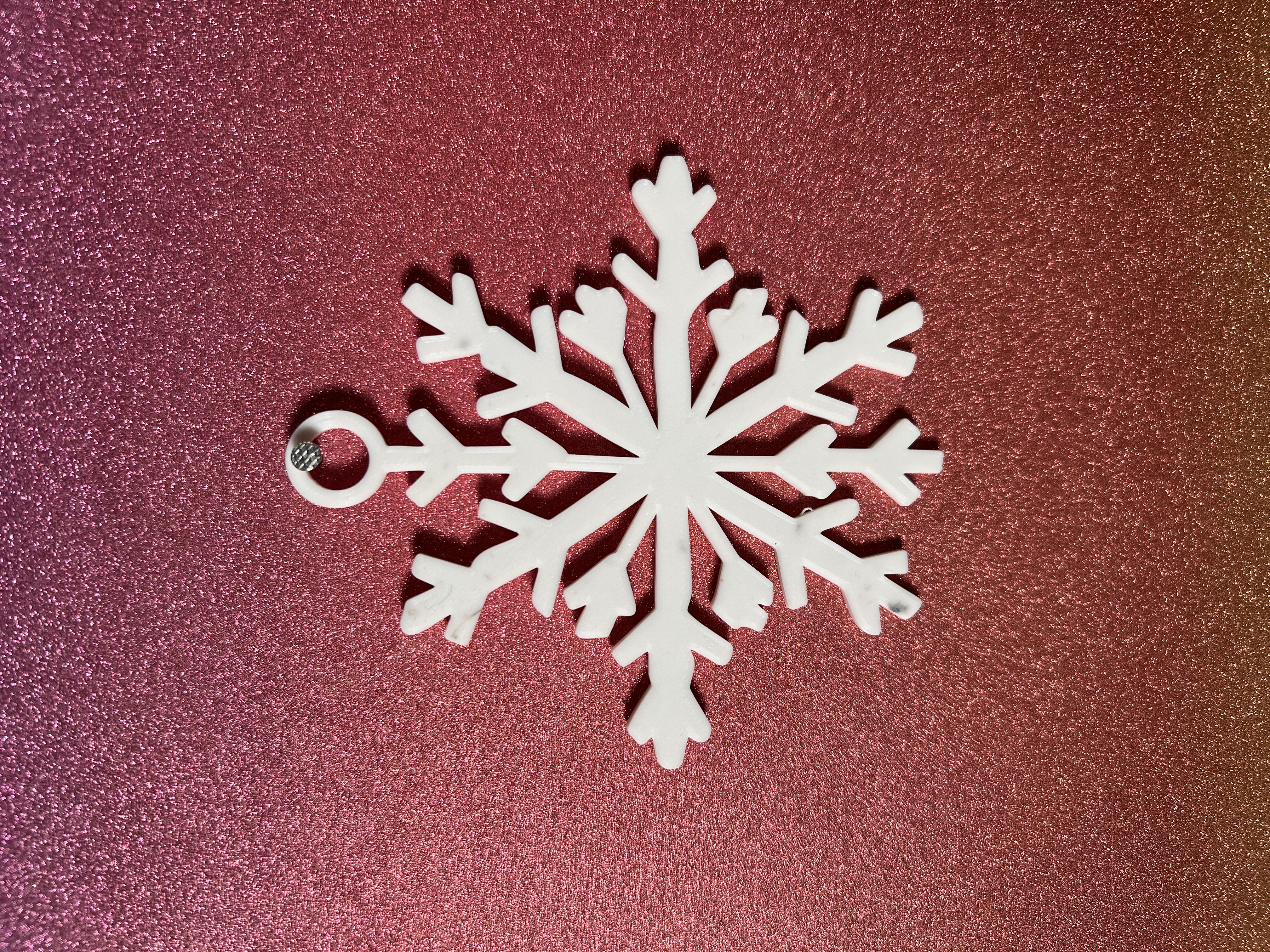 Miniatura 2 do modelo 3D 6 Snowflake Decorations