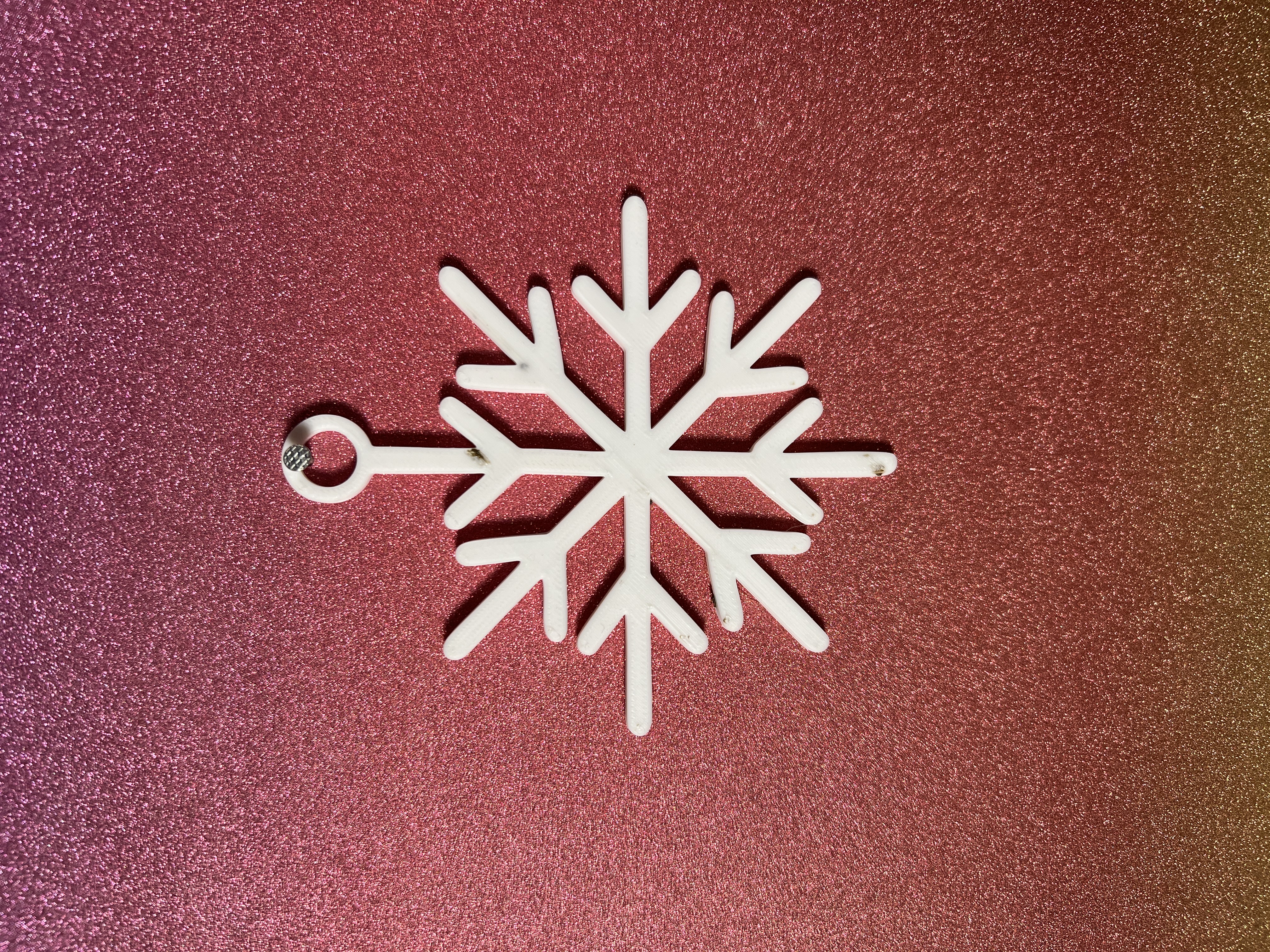 Miniatura 3 do modelo 3D 6 Snowflake Decorations