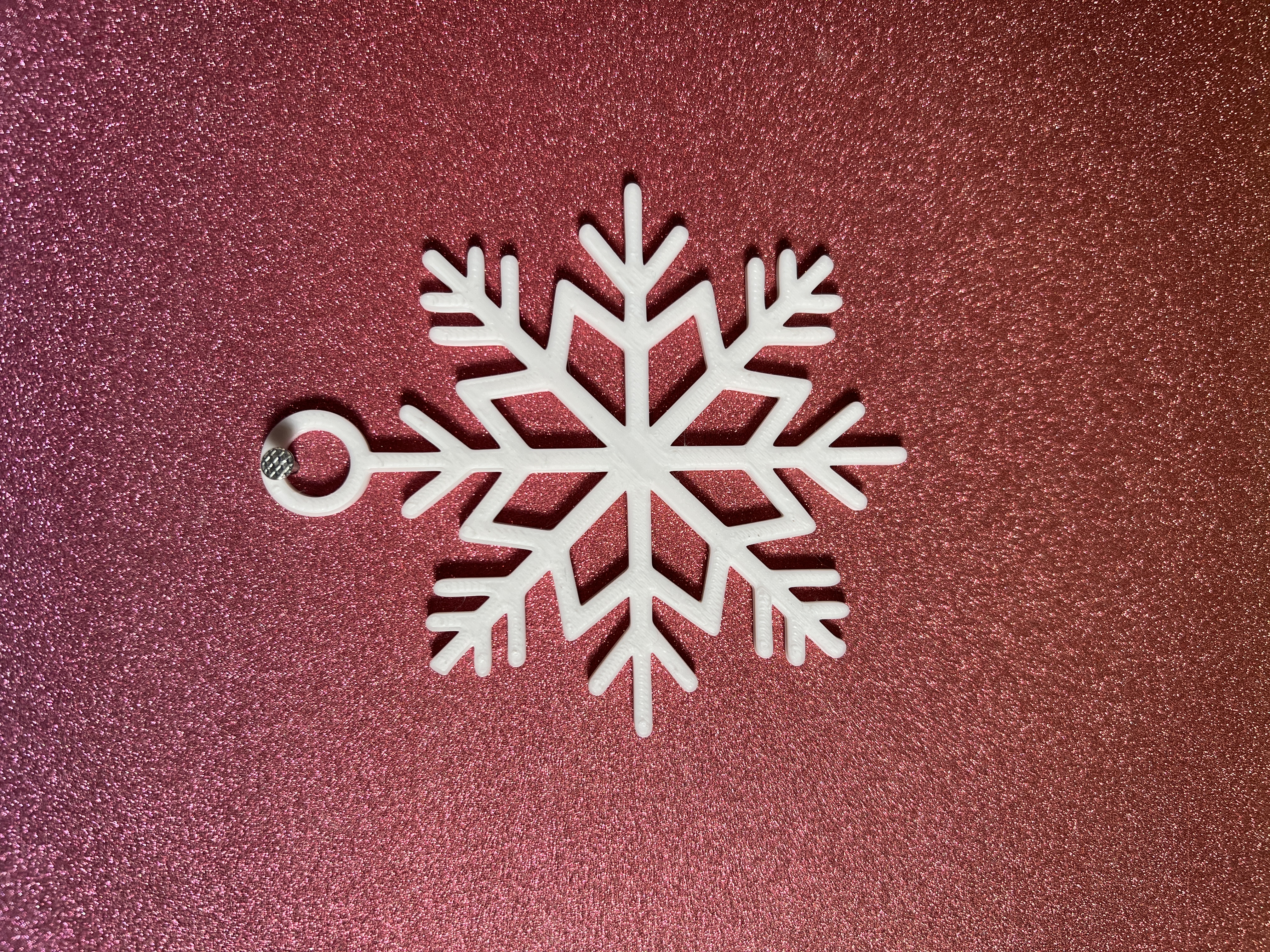 6 Snowflake Decorations