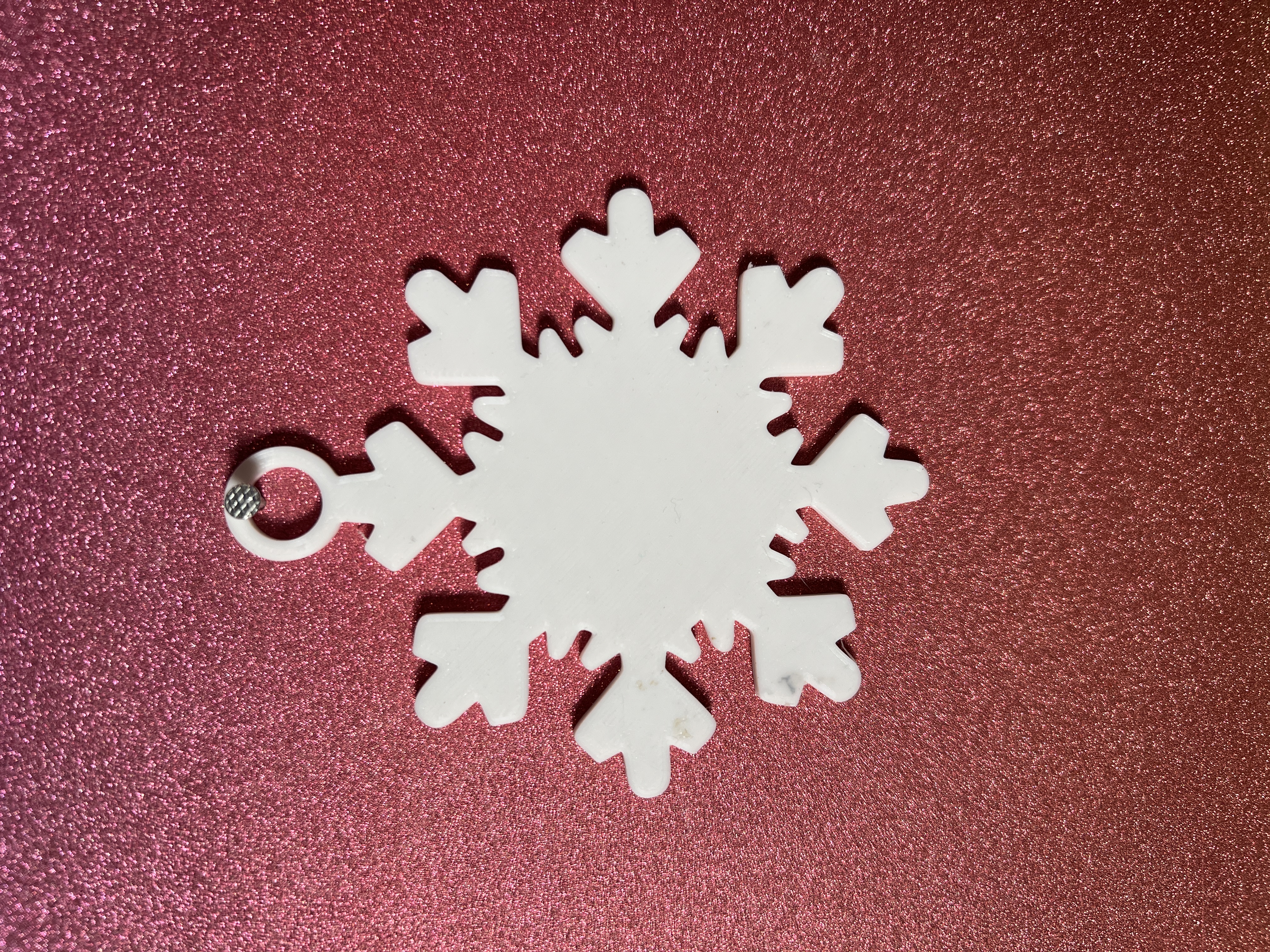 Miniatura 6 do modelo 3D 6 Snowflake Decorations