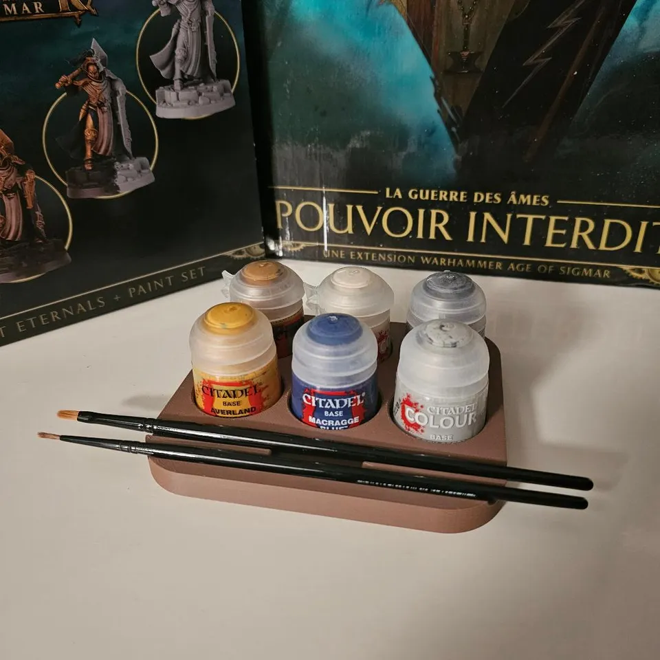 Simple citadel paint set by dave, Download free STL model