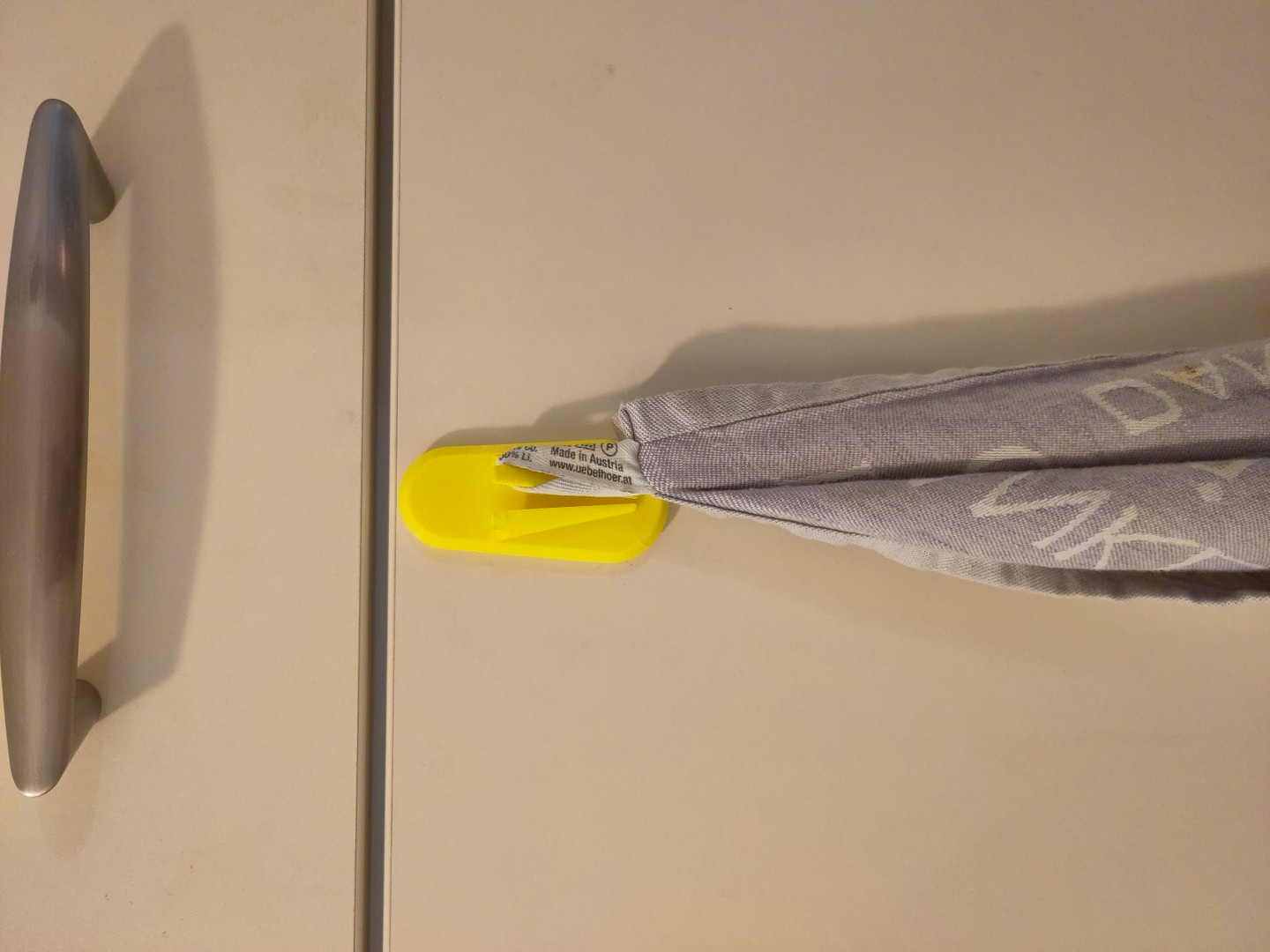 CIYODO Handtuch Stecker Set - 4 Stück Wandhaken Grau | Geschirrtuchhalter Für Küche & Bad