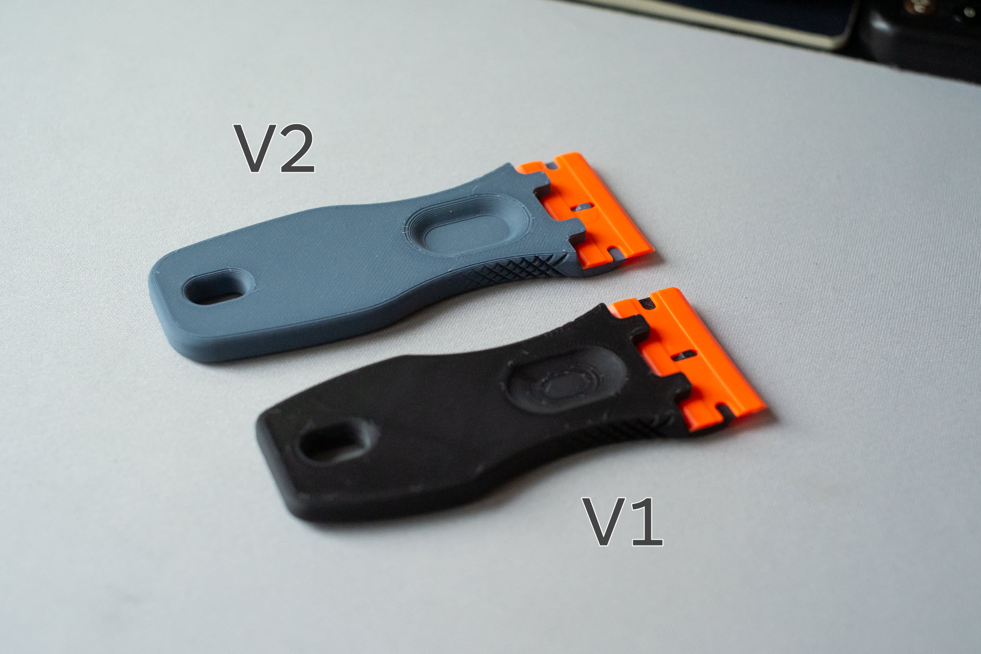 Scraperlite Plastic Razor Blade Handle V2 by Genghis, Download free STL  model
