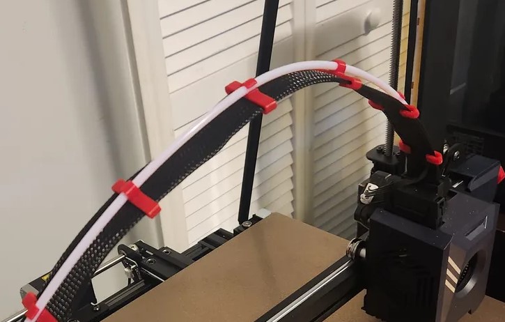 Anycubic X Axis Cable Clip for Kobra 2 / Kobra 2 Max/ Kobra 2 Pro/ Kobra 2 Plus /Kobra 2 Neo 3D model thumbnail