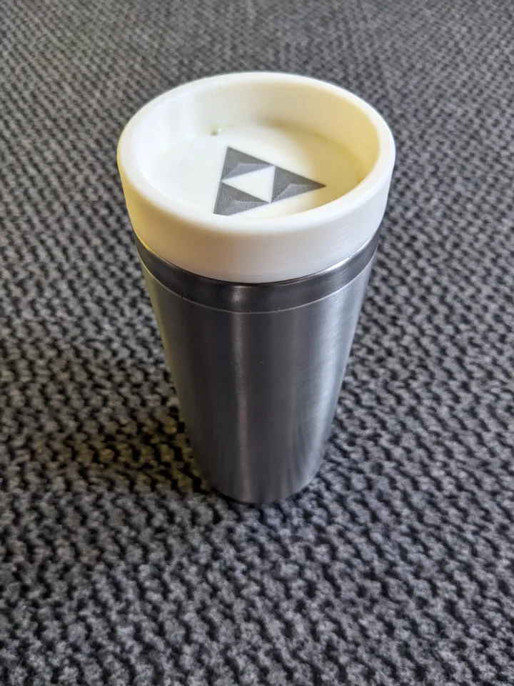 Stainless steel travel mug  Lid replacement by Ralf Hörhager