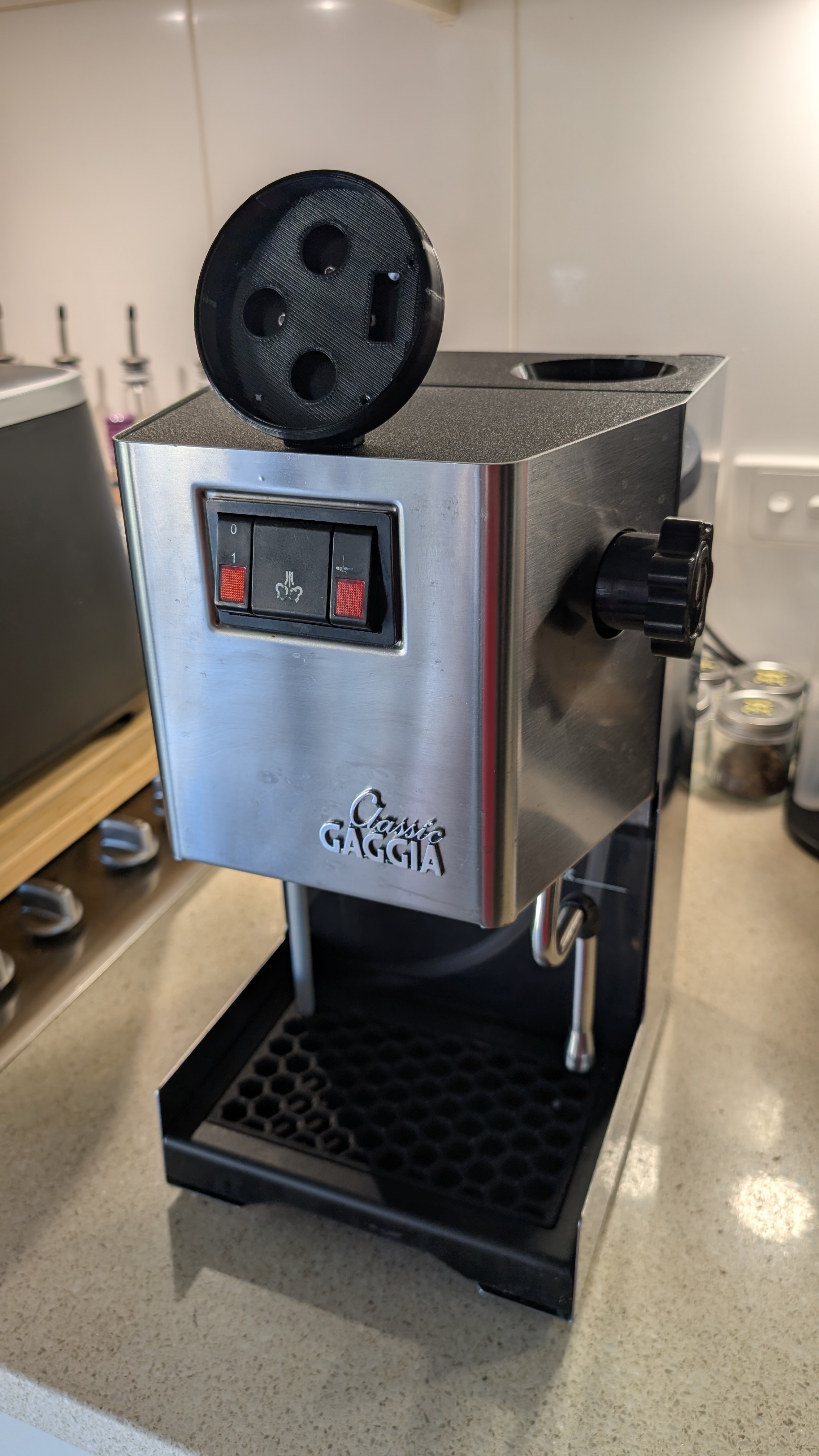 Gaggia Classic - Gaggimate Top Panel Screen Mount