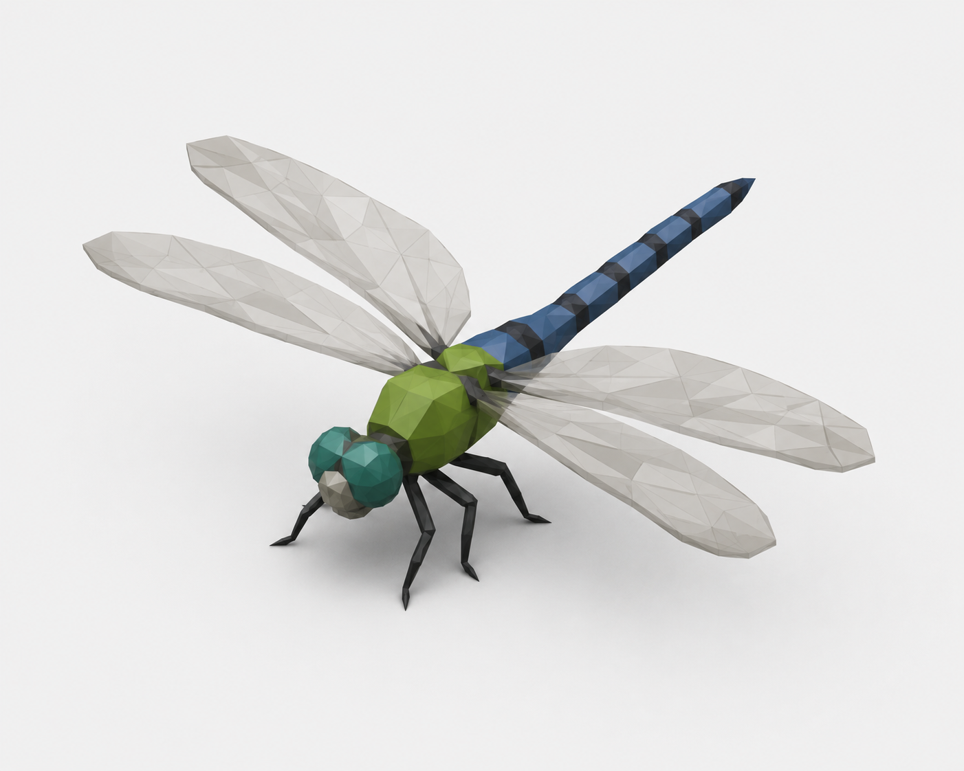 Low Poly Dragonfly