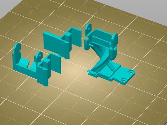 Tweaked Cable Chain Mounts for Elegoo Neptune 4