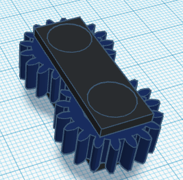 Print in place gear fidget  toy