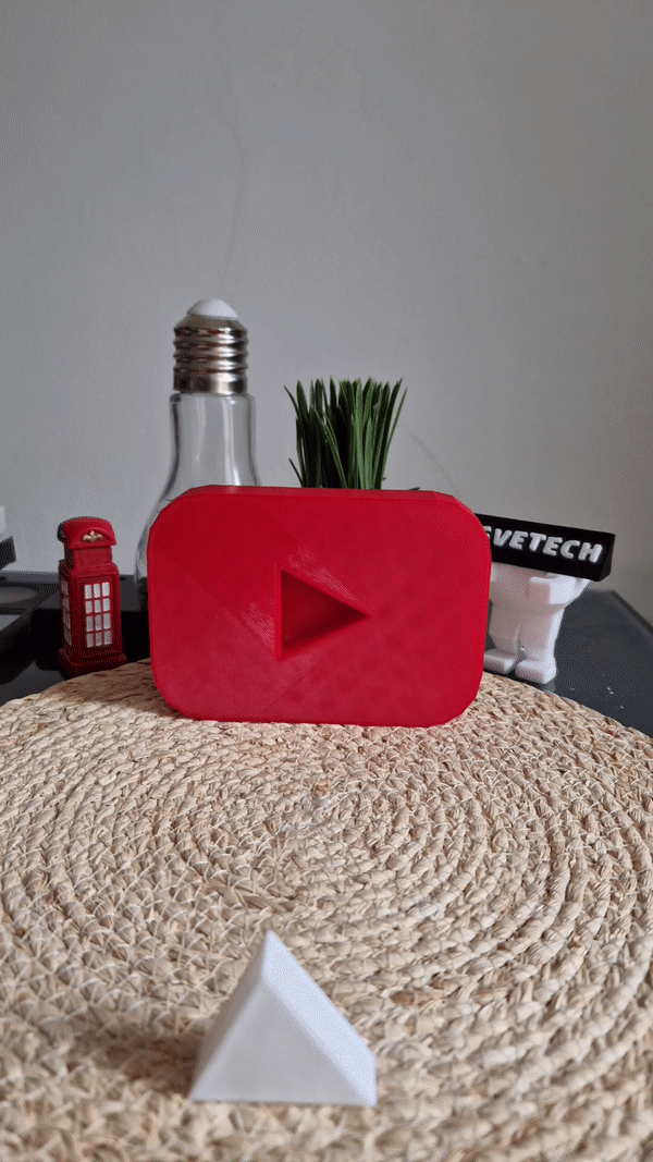Magnetic YouTube Play Button