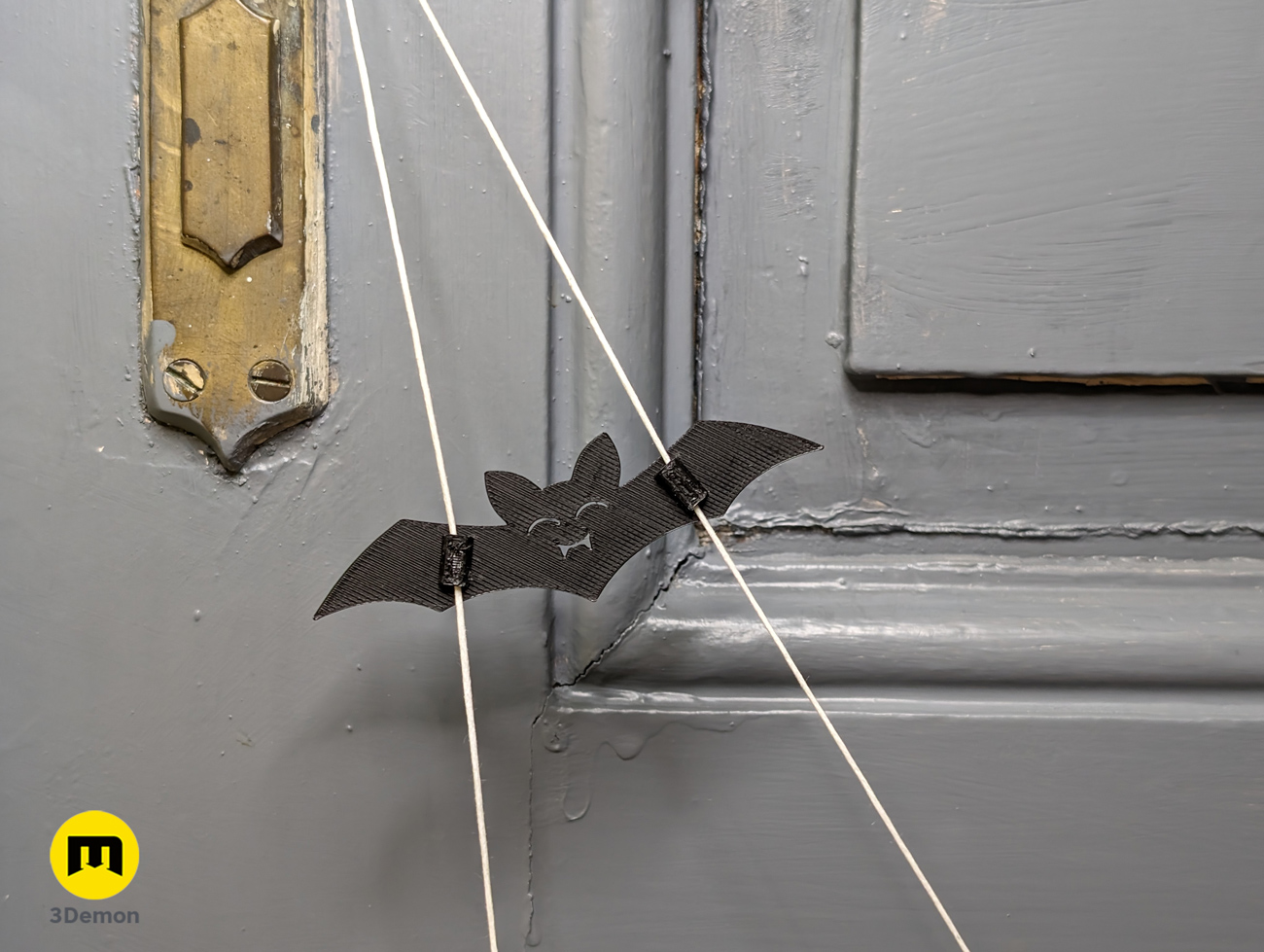 Flying Bat String Toy by 3Demon Download free STL model