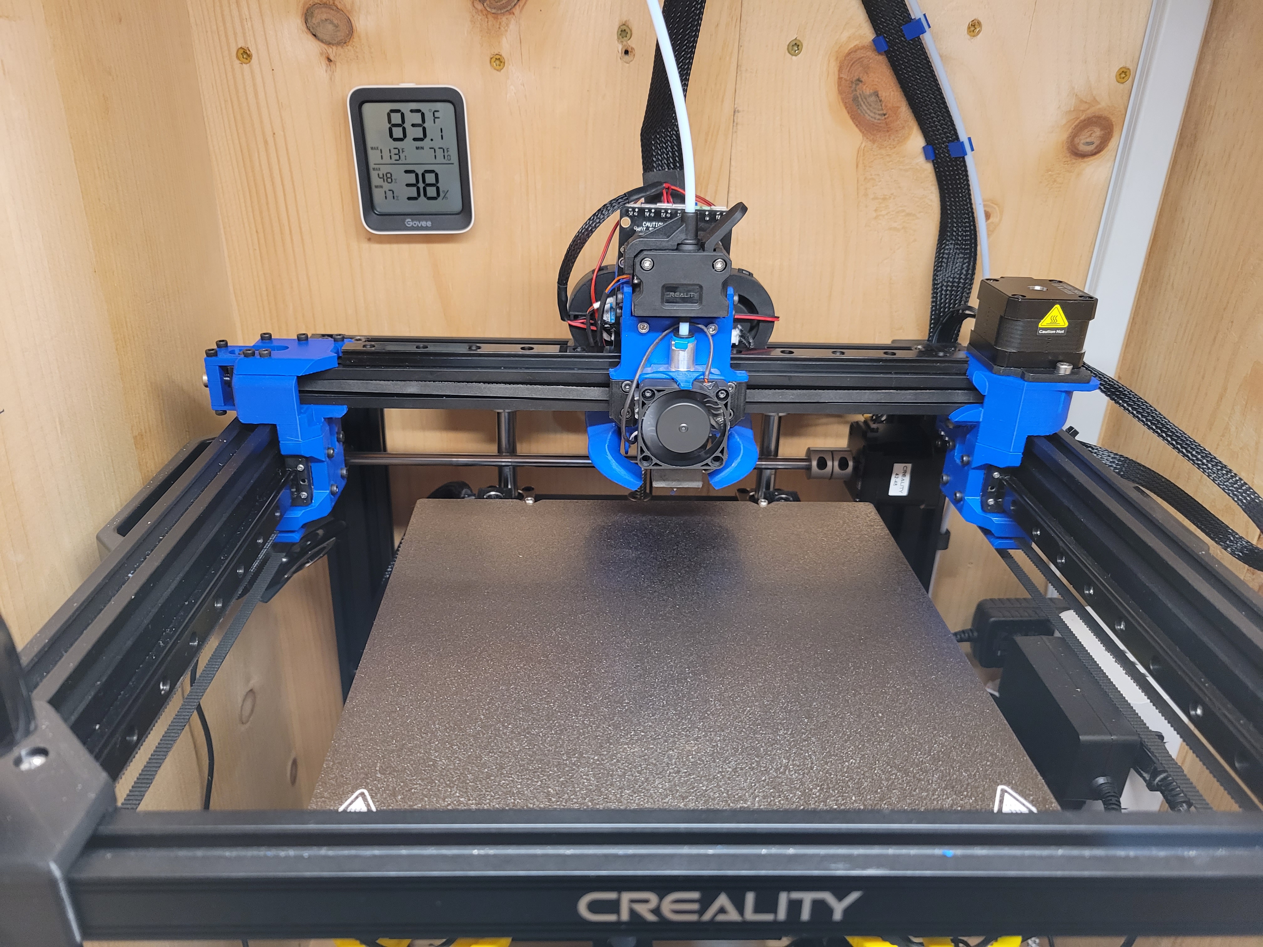 Ender 5 S1 linear rail belt tensioner