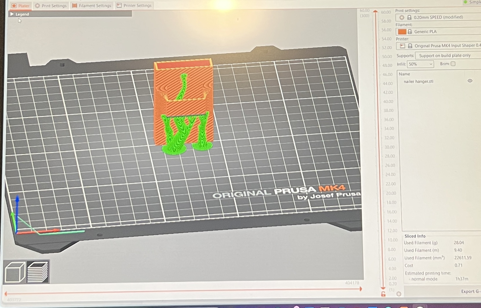 Dewalt DCN660N Nail Gun Hanger by ian123411 Download free STL model
