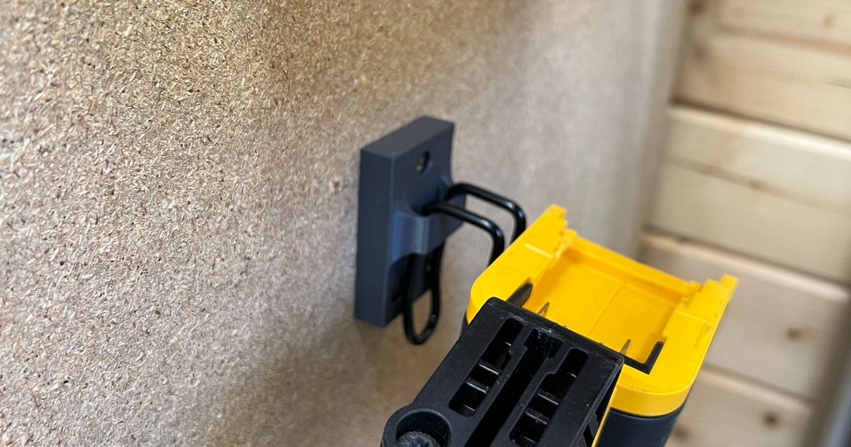 Dewalt DCN660N Nail Gun Hanger by ian123411 Download free STL model