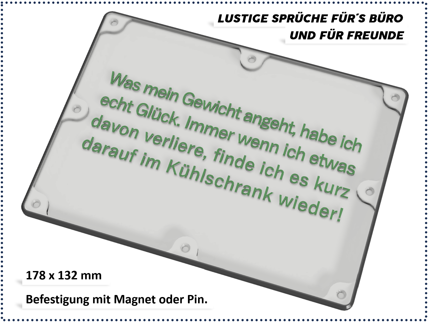 Lustige Sprüche für Büro und Freunde Mein Gewicht by vmLOGIC